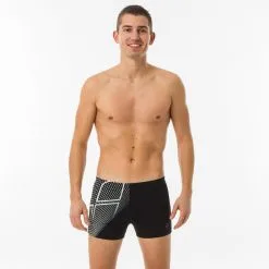 Bañador Hombre Natación Arena Bóxer Negro
