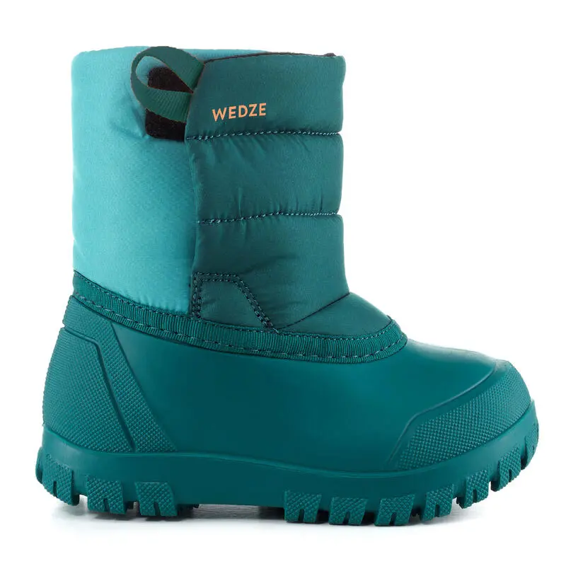 WEDZE Botas De Nieve Y Apreski Impermeables Bebé Tallas 18 A 25 Lugik Warm Turquesa - Imagen 3
