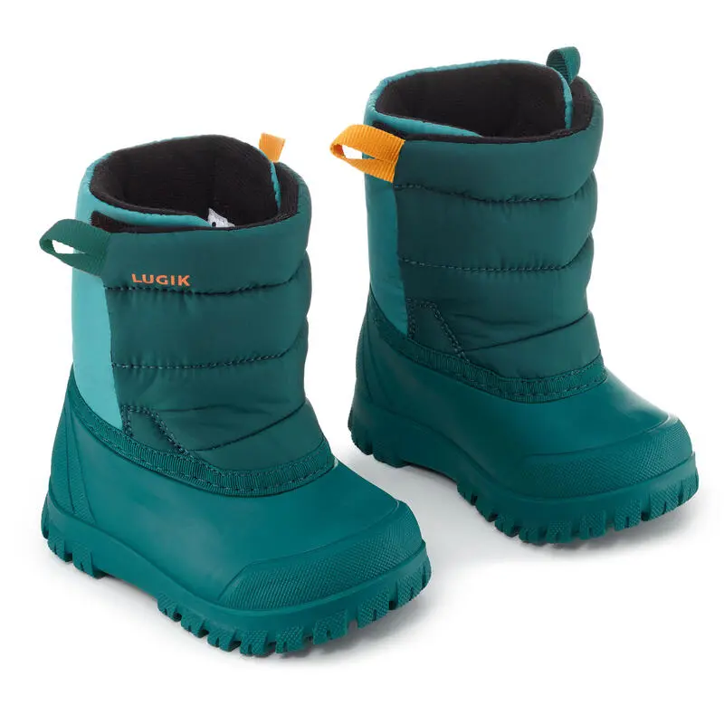 WEDZE Botas De Nieve Y Apreski Impermeables Bebé Tallas 18 A 25 Lugik Warm Turquesa - Imagen 4