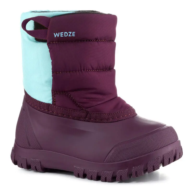 WEDZE Botas De Nieve Y Apreski Impermeables Bebé Tallas 18 A 25 Lugik Warm Turquesa - Imagen 6