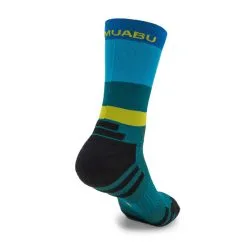 CALCETINES DE RUNNING #FRANJAS Unisex - KAMUABU Color AZUL De 23CM