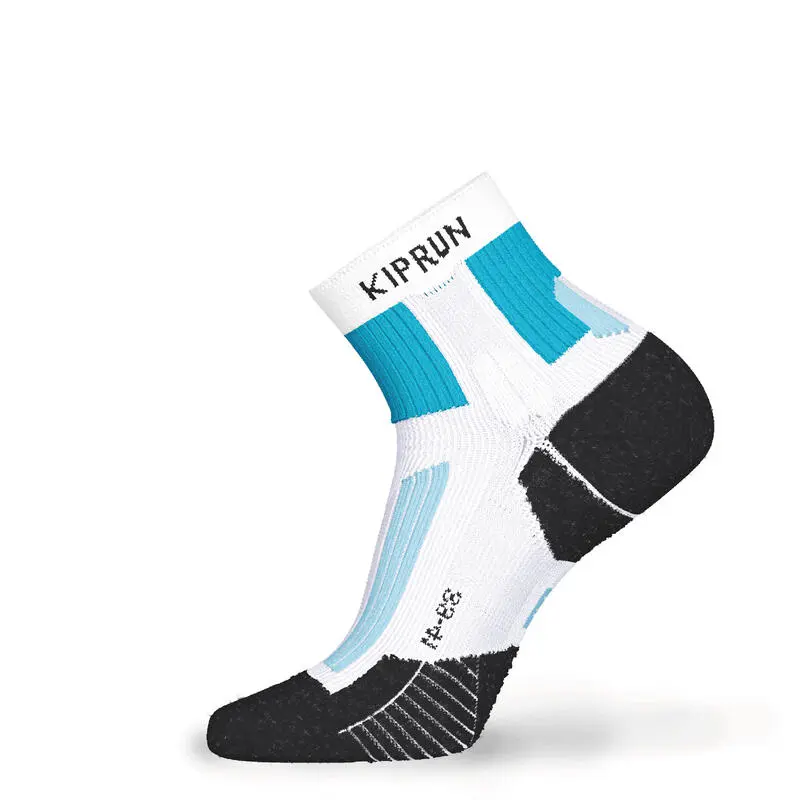 KIPRUN Calcetines Running RUN900 X Blanco Azul - Imagen 3