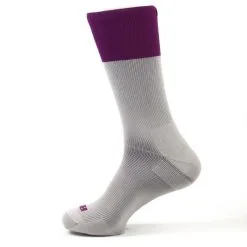 Calcetines Unisex Con Refuerzo Compresivos Mooquer Bitone Stan Cardinale Gris