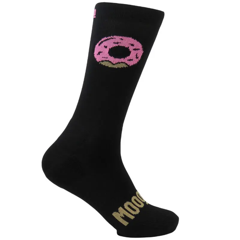 Calcetines Unisex Con Refuerzo Compresivos Mooquer No Sugar Stan Negro Bordados - Imagen 2