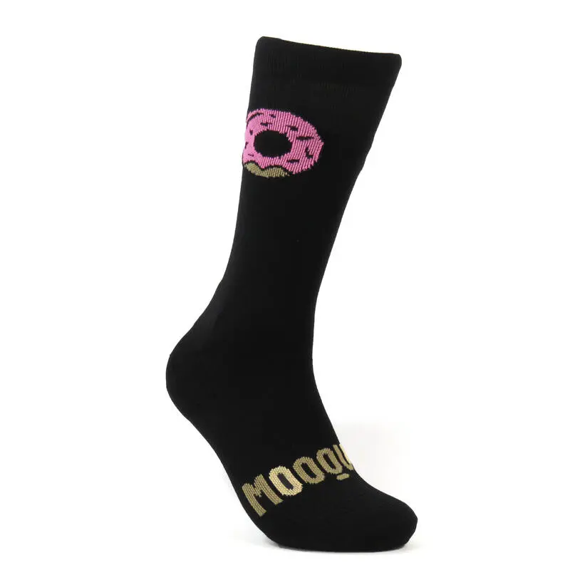 Calcetines Unisex Con Refuerzo Compresivos Mooquer No Sugar Stan Negro Bordados - Imagen 3