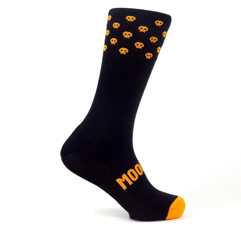 Calcetines Unisex Térmicos Invierno Mooquer Skull Thermique Negros Hilo Cobre - Imagen 2