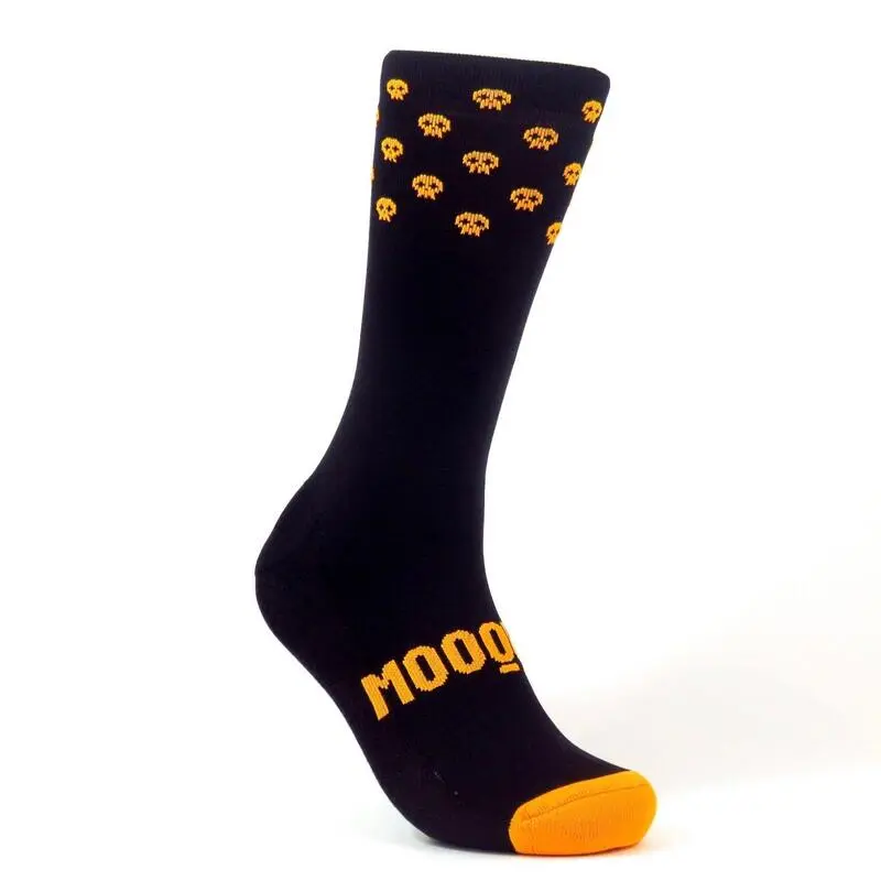 Calcetines Unisex Térmicos Invierno Mooquer Skull Thermique Negros Hilo Cobre - Imagen 3