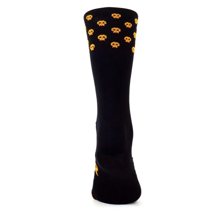 Calcetines Unisex Térmicos Invierno Mooquer Skull Thermique Negros Hilo Cobre - Imagen 4