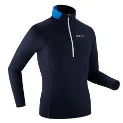 INOVIK Camiseta Cálida De Esquí De Fondo Hombre XC S T-S W 100 Azul Oscuro
