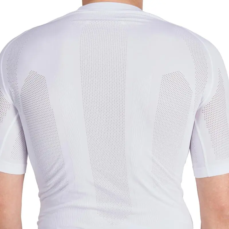 Camiseta Interior De Ciclismo Manga Corta Adulto Van Rysel Entretiempo Blanca - Imagen 3