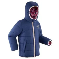Chaqueta De Esquí Y Nieve Niños Wedze Ski-P 100 Warm Reversible Azul Rosa