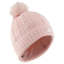 Gorro De Invierno Adulto Wedze Torsades Trenzas Rosa