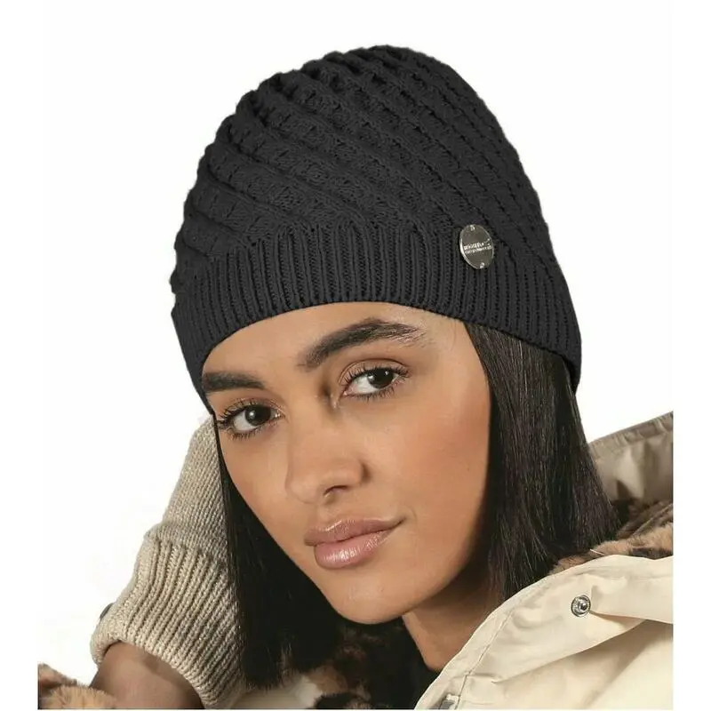Regatta Gorro Multimix Diamante Para Mujer Negro - Imagen 2