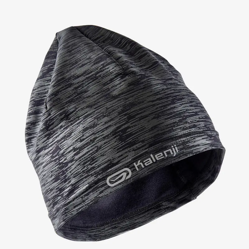 Kalenji Gorro Running Run Warm + Negro Jaspeado Cálido