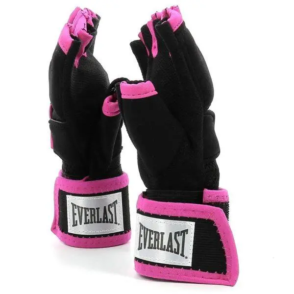 Guante Proteccion EVERLAST Evergel Negro Rosa - Imagen 2