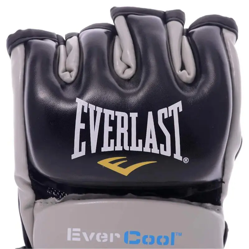 Guantes De Boxeo EVERLAST Everstrike Negro Gris - Imagen 2