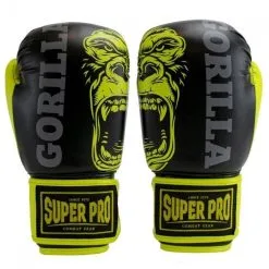 Super Pro Combat Gear Guantes De Boxeo Para Niños - Gorilla - Amarillo Negro