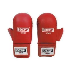 BOXPT EQUIPMENT Guantes De Karate Con Dedo BOXPT Rojas
