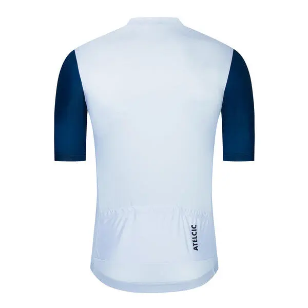 Maillot De Ciclismo Manga Corta Verano Hombre Atelcic CAERU E55 Blanco - Imagen 2