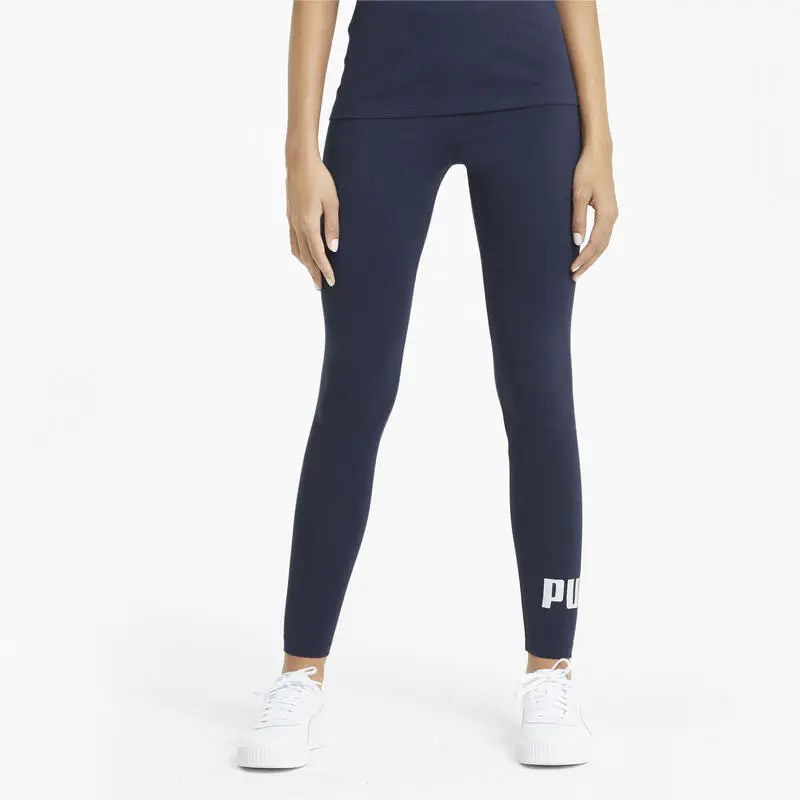 Mallas Essentials Logo Mujer PUMA Azul - Imagen 2