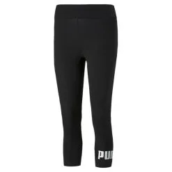 Mallas Mujer PUMA 3/4 Essentials Logo Negro