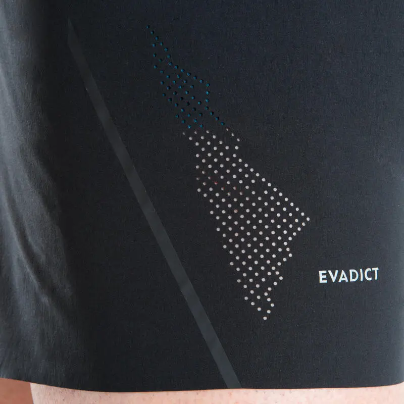 EVADICT Pantal贸n Corto Trail Running Hombre Negro - Imagen 3
