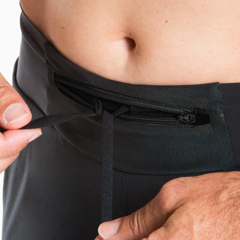 EVADICT Pantal贸n Corto Trail Running Hombre Negro - Imagen 5