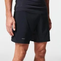 EVADICT Pantalón Corto Trail Running Hombre Negro Holgado