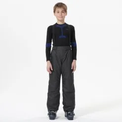 Pantalón De Esquí Y Nieve Niños Wedze Ski-P 100 Gris