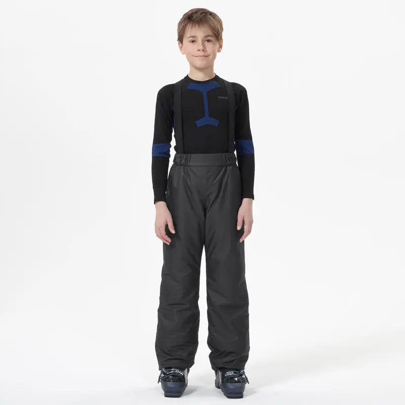 Pantalón De Esquí Y Nieve Niños Wedze Ski-P 100 Gris