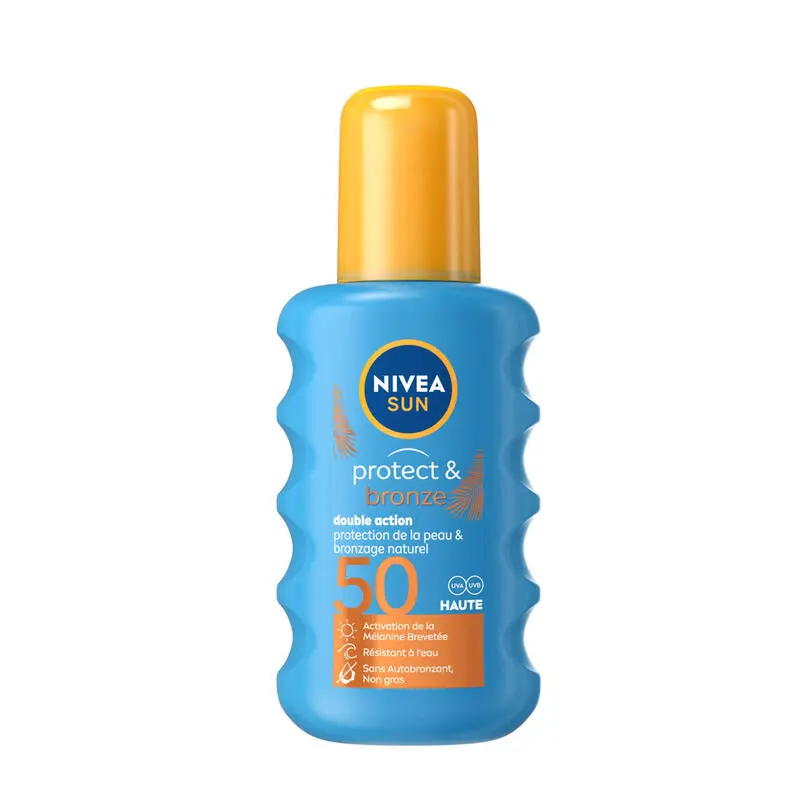 NIVEA SPRAY SOLAR ACTIVADOR DEL BRONCEADO PROTECT & BRONZE FPS 50