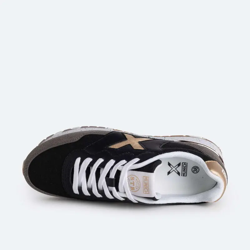 Zapatilla Casual MUNICH Dash Wmn Para Mujer Negro - Imagen 3