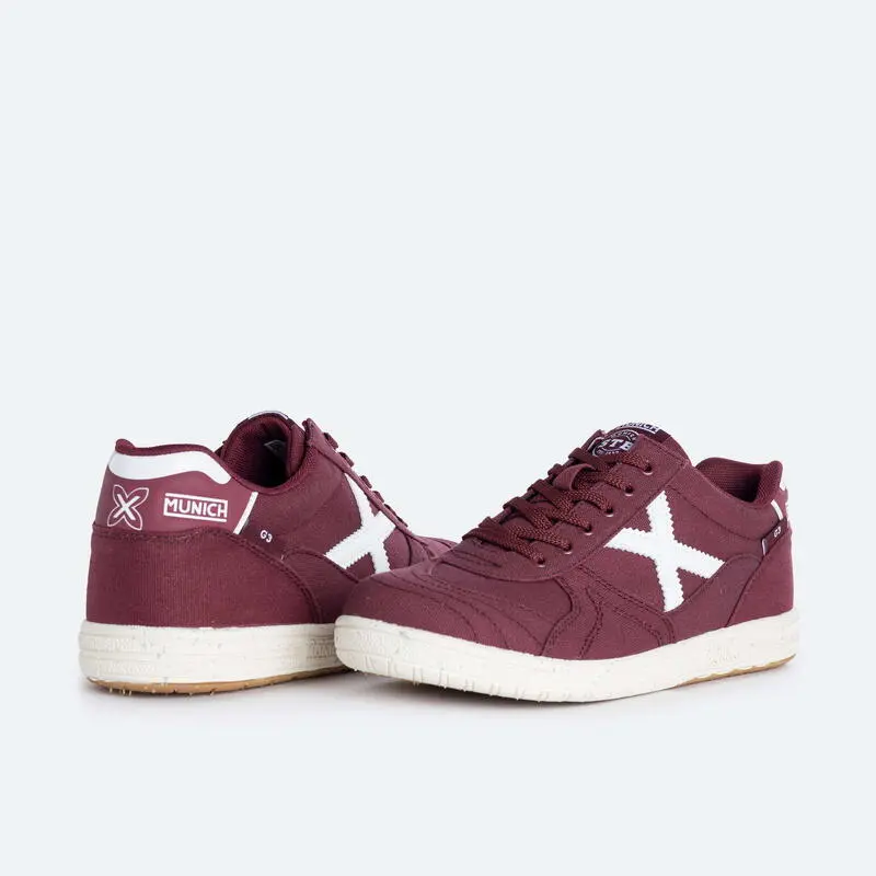 Zapatilla Casual MUNICH G3 CANVAS Hombre Rojo - Imagen 5
