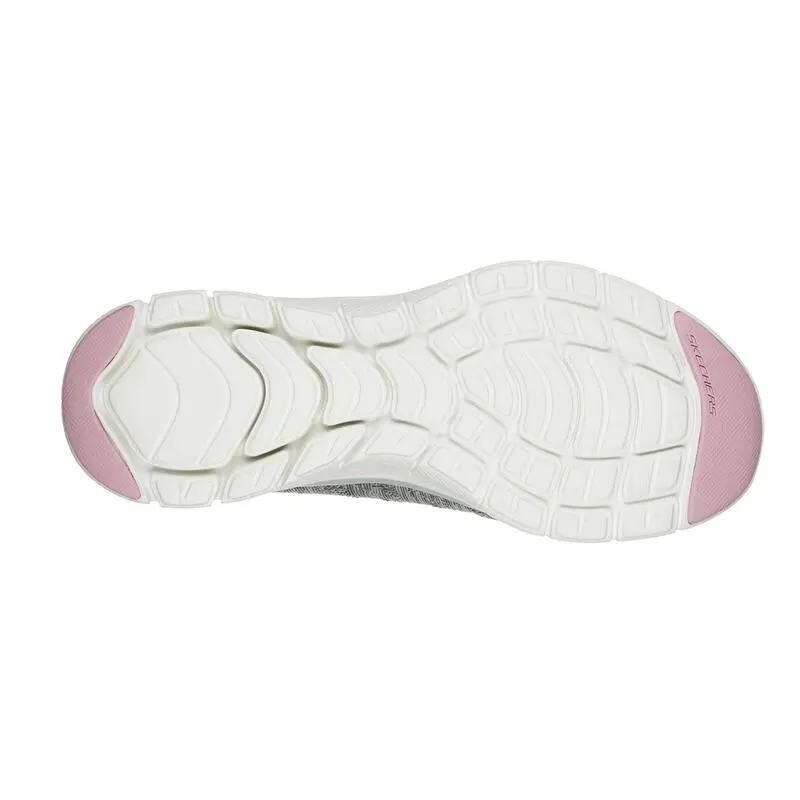 Zapatillas Caminar Mujer SKECHERS Flex Appeal 4.0 Gris - Imagen 4