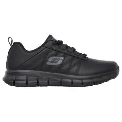 Zapatillas Caminar Mujer SKECHERS Work Relaxed Fit Sure Track Negro