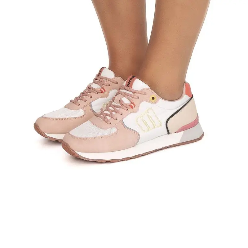 Zapatillas De Caminar Para Mujer Mtng Joggo En Color Blanco - Imagen 2