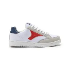 Zapatillas Deportivas Caminar Para Mujer Lois 85802 Blancas Con Cordones