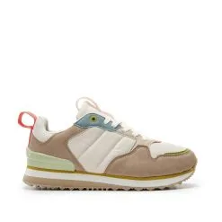 Zapatillas Deportivas Para Mujer Lois 85845 Beige Con Estabilizador