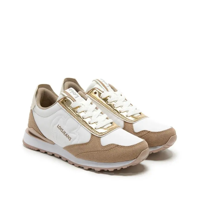 Zapatillas Deportivas Para Mujer Lois 85849 Blancas Con Estabilizador - Imagen 2