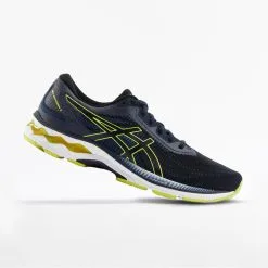 ZAPATILLAS RUNNING HOMBRE ASICS GEL SUPERION 5 NEGRO AZUL AMARILLO H